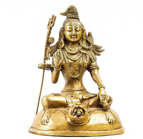 Saru Handicraft / Lord Shiva Statue / Metal Lord Shiva Statue / Brass
