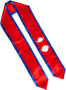 Nepal Graduation Stole - Nepal Flag Sash