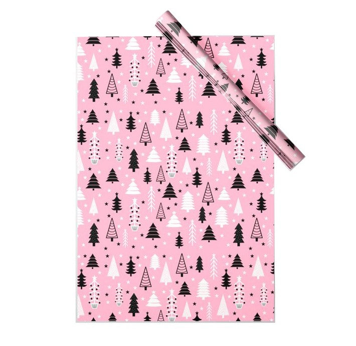 Gift Wraps 17.5 Sq Ft Pink Good Vibes