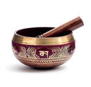Tibetan Handmade Singing Bowl Red Dimension