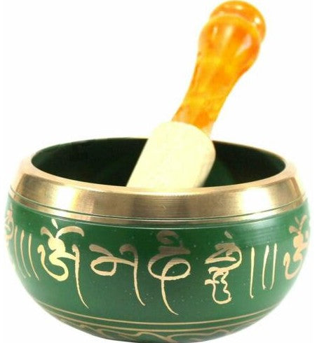 Singing Bowl Tibetan Buddhist Prayer Instrument OM Meditation Bowl Music Therapy