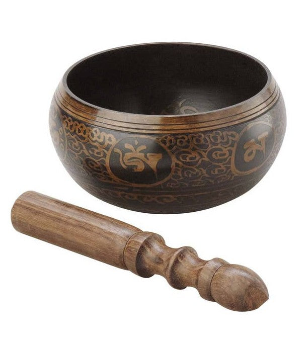 Skip to the Beginning of the Images Gallery INSCRIBED SINGING BOWL